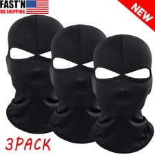 3 Pack Baclava Face Mask UV Protection 2 Hole Tactical Balaclava Full Face Mask