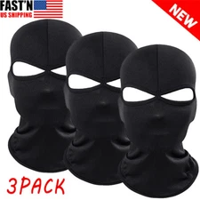 3 Pack Baclava Face Mask UV Protection 2 Hole Tactical Balaclava Full Face Mask