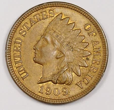 1909 Indian Head Cent.   Snow 2, Doubled Die.  UNC.  165233