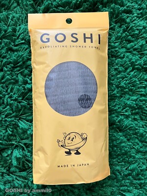GOSHI Peeling Duschtuch aus Japan brandneu versiegelt - kostenloser schneller Versand