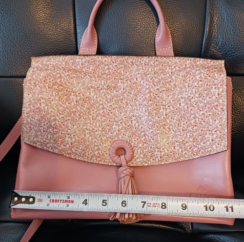 Patricia Nash Mollia Satchel Blush Bouquet CROSSBODY SHOULDER PURSE HANDBAG - Picture 4 of 14