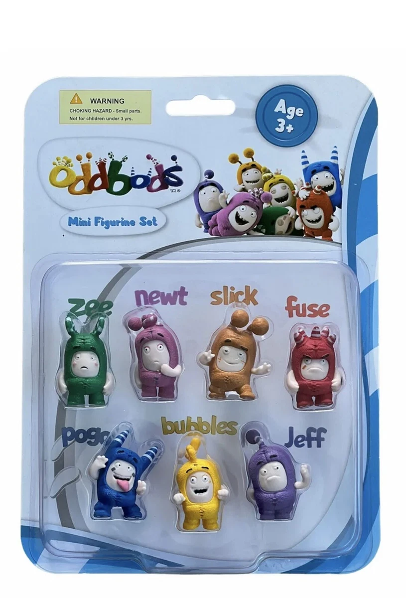 Oddbods Mini Figure Set Factory Sealed 7 Figures eBay