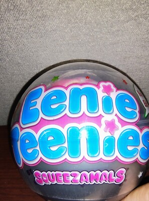 Eenie TEENIES Squeezamals SCENTED Holiday EDITION Plush! 2 DOLLS in 1 Ball!