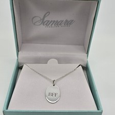 Collar Colgante Samara Plata de Ley 925 BFF BEST FRIENDS FOREVER NUEVO EN CAJA