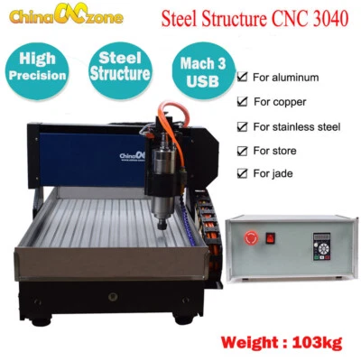 CHINA CNC ZONE CNC 3040Z-DQ 3axis Router Engraving Cutting Machine USB Mach 3 CNC Micro Machine
