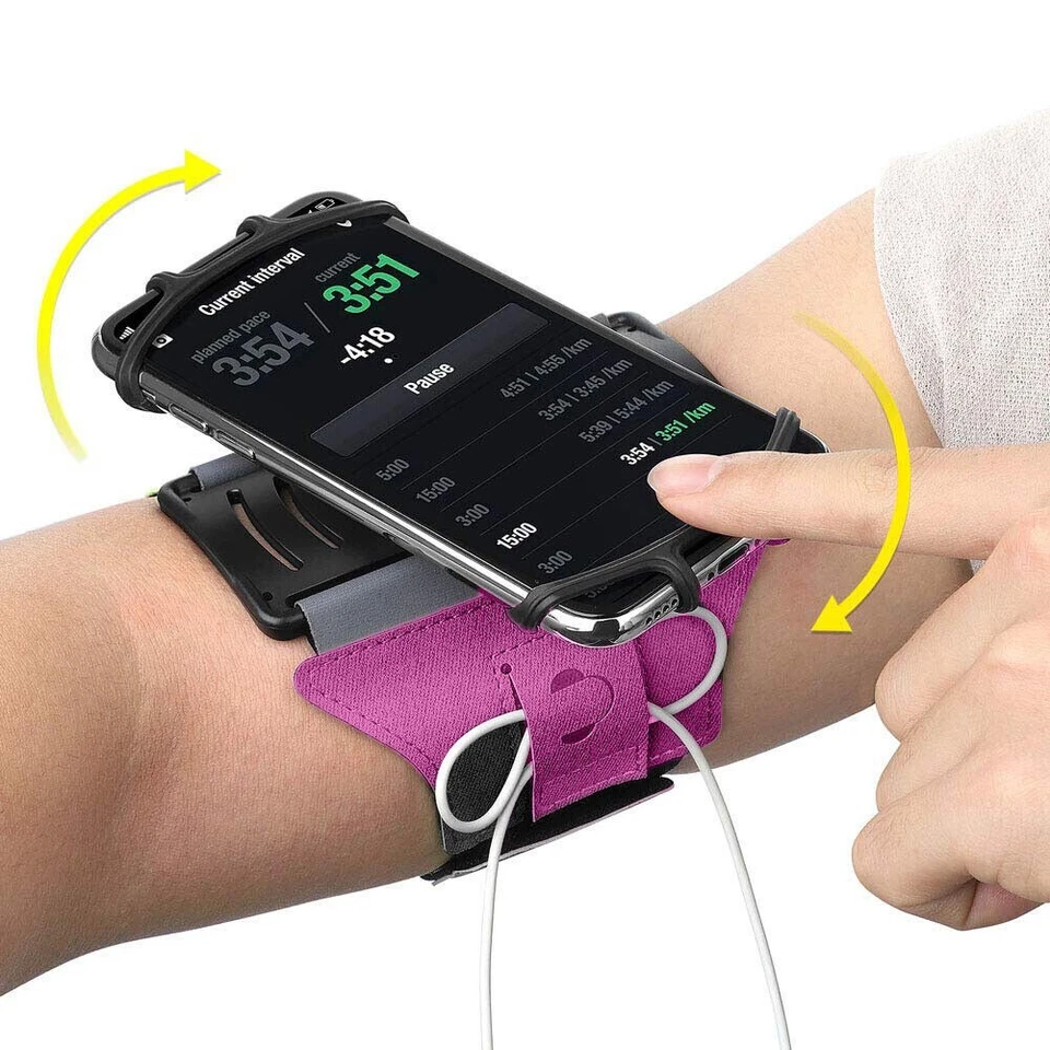 Brazalete deportivo para teléfono móvil, para correr, trotar, hacer ejercicio Foto 3 de 4