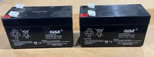 2 Pack CASIL Sealed Lead-Acid Batteries CA1212 12V 1.2AH for Alarm System