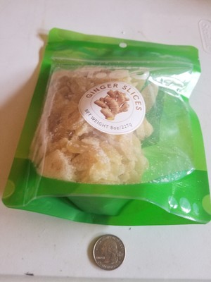 1 26 w8o dry-food NATURE TO GO  fruit GINGER  819496025608 SACK SEALED