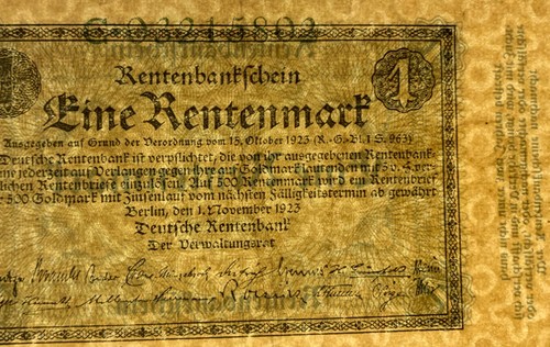 1 Rentenmark 1923 - Billete Alemania Pick:161 - Serie: G03215802 - "XF" - B38 - Imagen 2 de 4