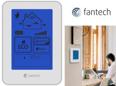 Duty Free Fantech ECO-Touch IAQ Multi-Function Dehumidistat 414728 Read!