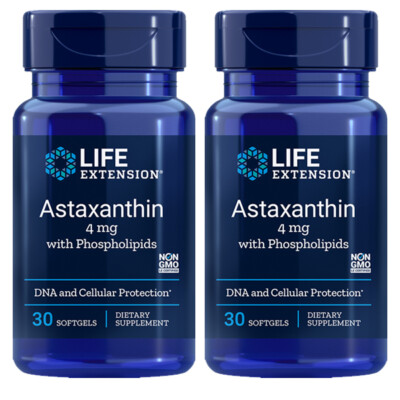 Astaxanthin with Phospholipids Life Extension - 2X30 gels