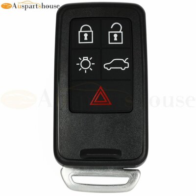 For Volvo S60 S80 XC60 2007-2013 5 Buttons Remote Entry Car Key Fob Shell Case