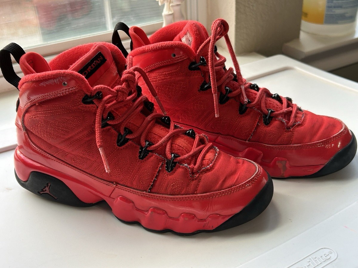 AIR JORDAN 9 RETRO CHILE RED (302359-600) 6Y | eBay