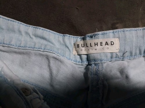 Bullhead Denim Jeansshorts Damen hoher Bund abgeschnitten Größe 7, Sommer, bequem gebraucht, in einwandfreiem Zustand - Bild 9 von 9