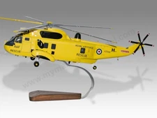 Westland Sea King RAF Rescue Desk Wood Helicopter New Model Large Scale 1/48