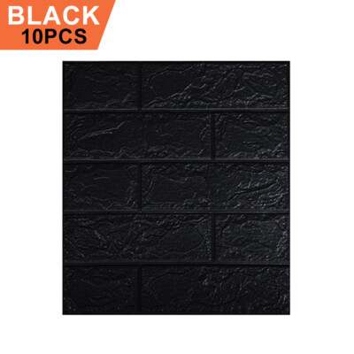 10/20 x 3D Tile Brick Wall Sticker Self-adhesive Foam Panel Wallpaper 13.8*15.2''