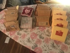 Longaberger ass't VALENTINE'S DAY Heart TIE-ONS - LOW SHIPPING several avail