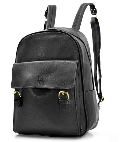 Zaino uomo donna originale GM borsa pelle lavoro viaggio sportivo nero grande pc - Imagen 35 de 41