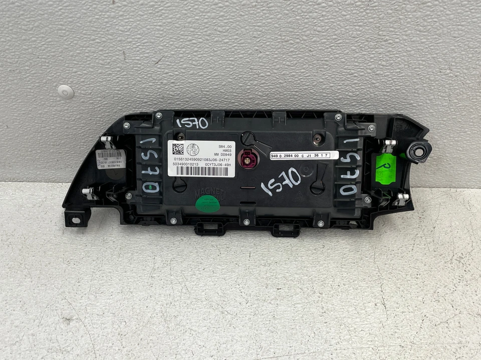 2018-2022 Alfa Romeo Stelvio Radio Navi Info Display Screen Monitor 1570 OEM - Image 4 of 4