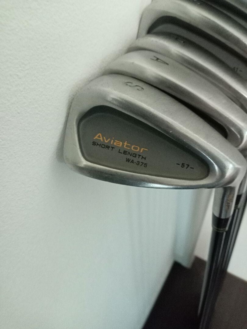 Wilson Aviator SHORT LENGTH WA-375 Irons 10pcs 3-9,PW,AW,SW Carbon 