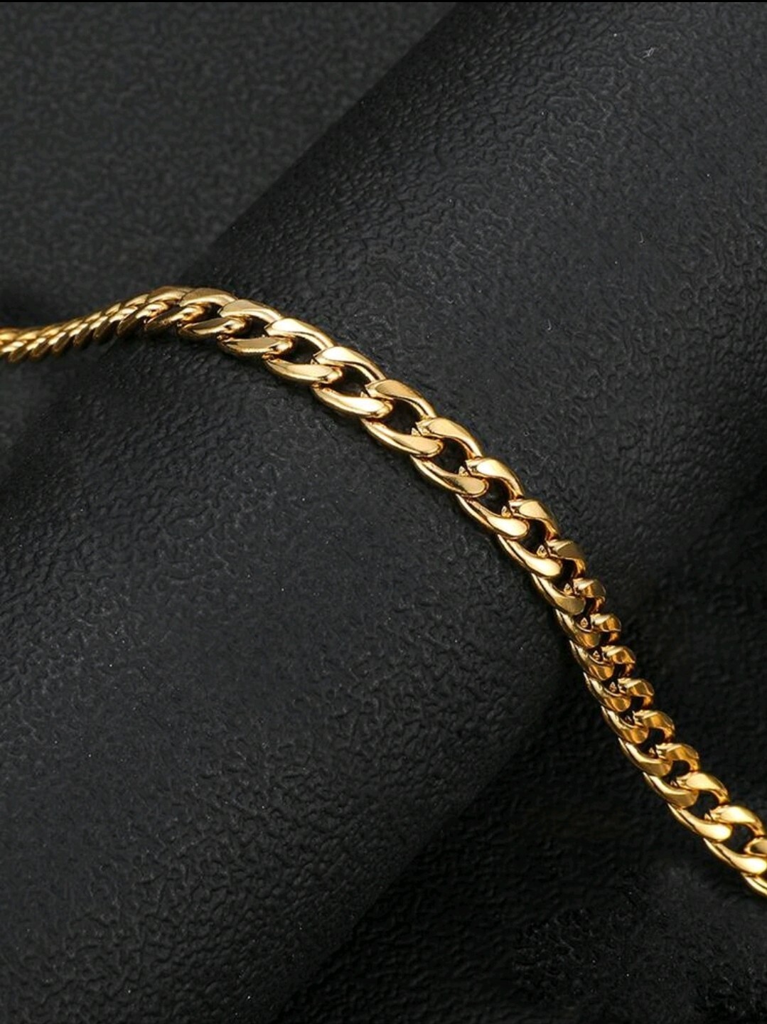 DonDon Herren Panzerkette Edelstahl Goldfarben - Halskette Für Männer