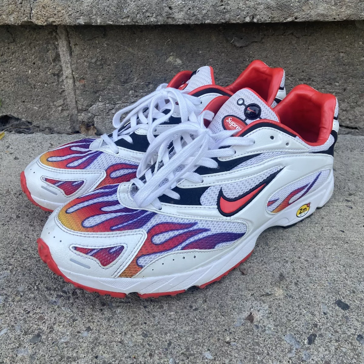 Nike supreme sales flames