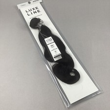 Natural Body 16  Natural Black 100 Pure Virgin Human Hair Extensions Luxe Line