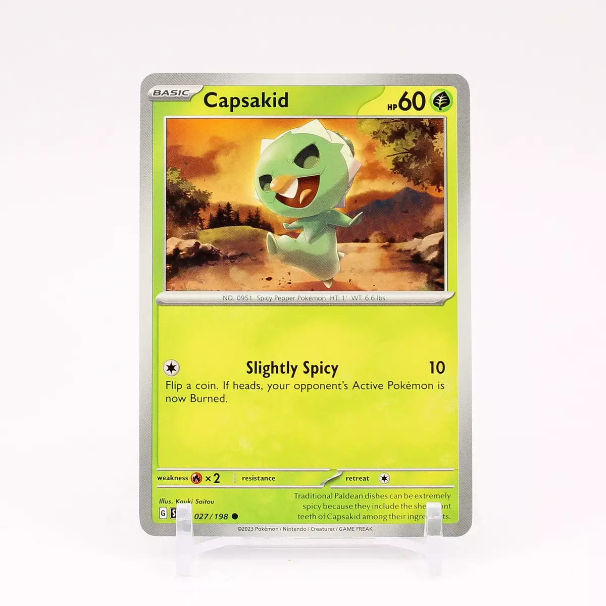 Capsakid - 027/198 Scarlet & Violet Common Pokemon - NM/MINT – The  PokéTrade Emporium