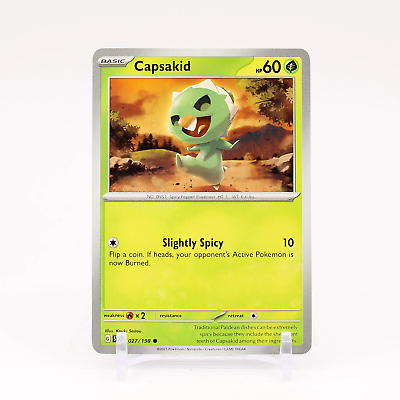 Capsakid - 027/198 Scarlet & Violet Common Pokemon - NM/MINT – The  PokéTrade Emporium