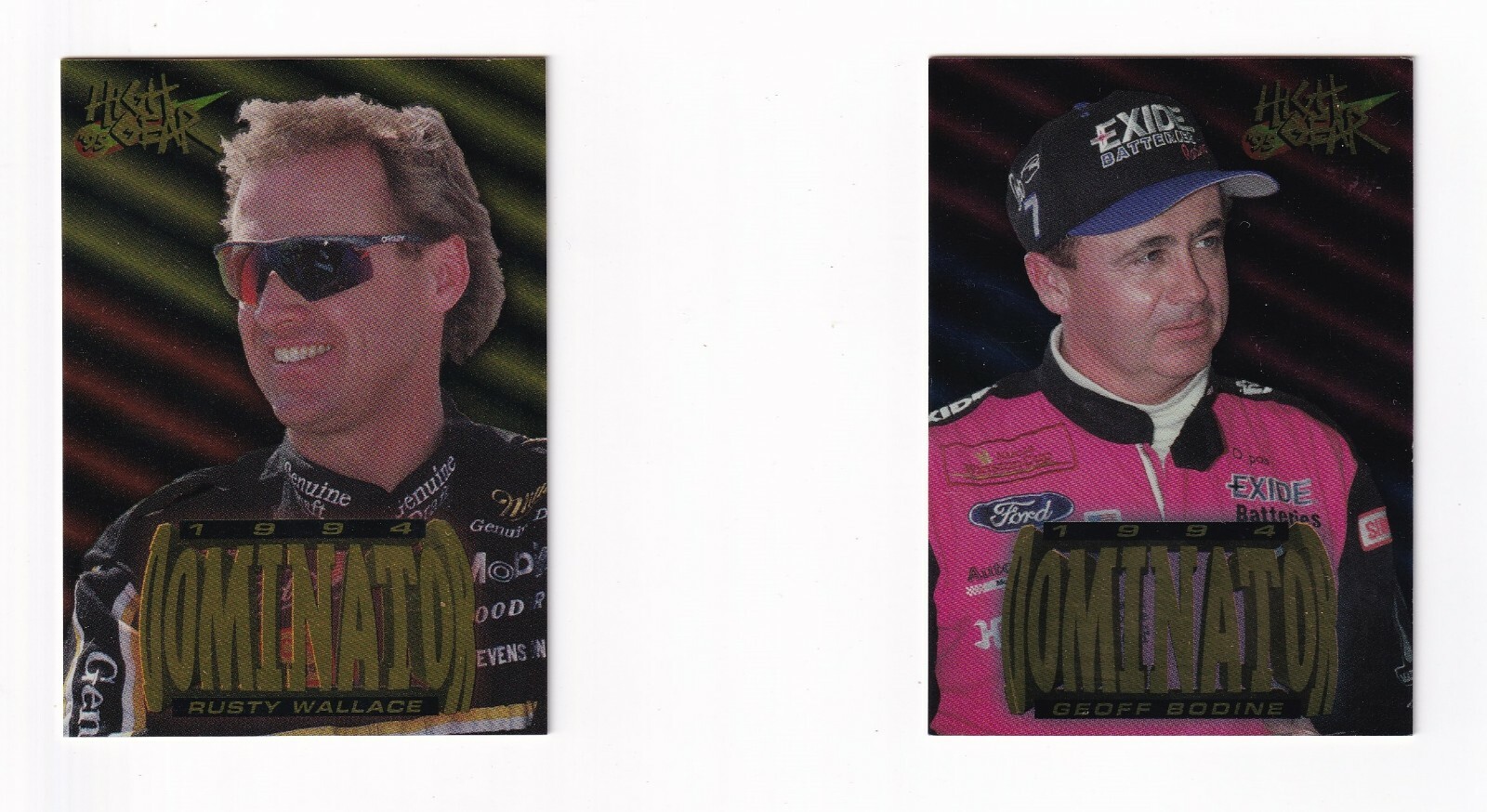 1995 High Gear MINI-DOMINATORS #MD1 Rusty Wallace  #0456/1750! SCARCE & SWEET!