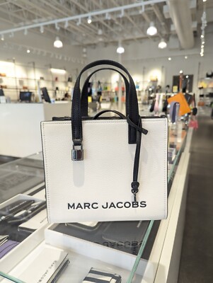 NWT Marc Jacobs Mini Grind Pebbled Leather Satchel Crossbody In