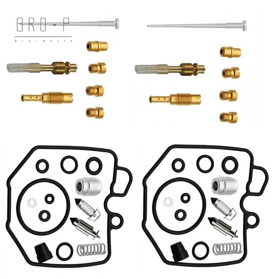 Kit de reconstrucción de reparación de carburador X2 para Honda Hawk 400 CB400T 1978-1979 Foto 4 de 4