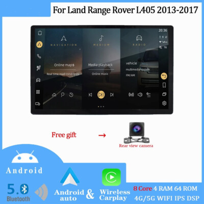 Android 13.3'' Car Stereo Radio For Land Range Rover L405 2013-2017 WiFi GPS Navi