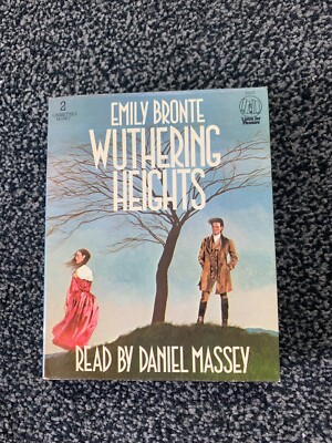 WUTHERING HEIGHTS EMILY BRONTE Two Cassettes Audio Book  Read by Daniel Massey