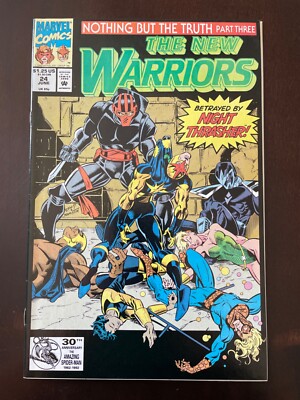 New Warriors #24 Vol. 1 (Marvel, 1992) vf