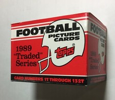 1989 TOPPS TRADED Football Factory UNOPENED Set out of case SANDER RC E5020125