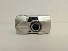 Olympus Stylus 150 Silver 35mm Point  Shoot Film Camera Turns On UNTESTED
