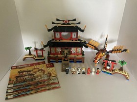 Lego Fire Temple 2507 Ninjago 100% Complete Set Kai Nya Zane Wu Garmadon Samukai