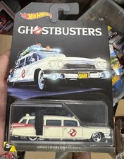 Hot Wheels Ghostbusters Ecto-1 2016 Diecast Car 7/8 New Sealed w/ Protector