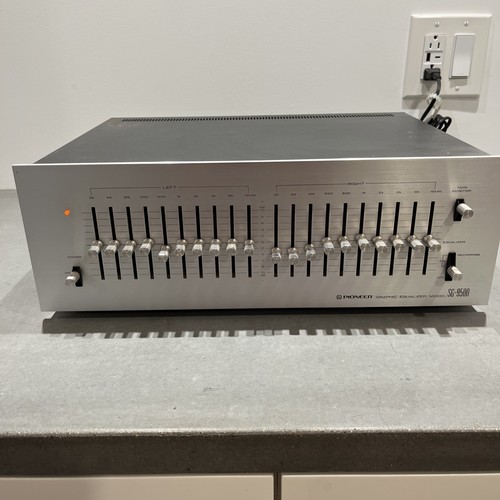 PIONEER SG-9500 Graphic Equalizer Line Spec Vintage Work Perfect Good Look