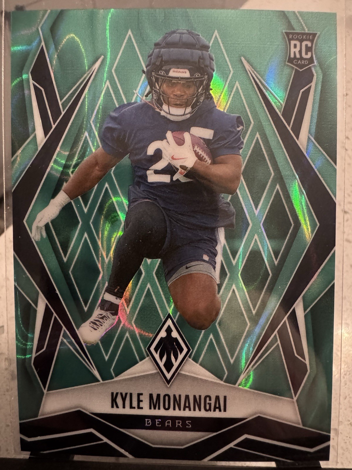 2025 Panini Phoenix - Rookies Kyle Monangai #249 Teal Lava /175 (RC)