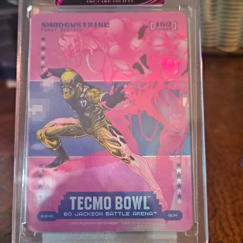 Tecmo Bowl Bo Jackson Battle Arena Shadowstrike BG40 Shadowstrike 1st Ed 2026