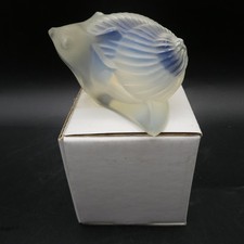 Lalique Opalescent Iridescent Blue Helix Snail Style 11755 Signed Perfect