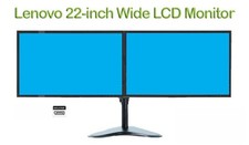 LOT 2 Lenovo Universal Office monitor HDMI 22...