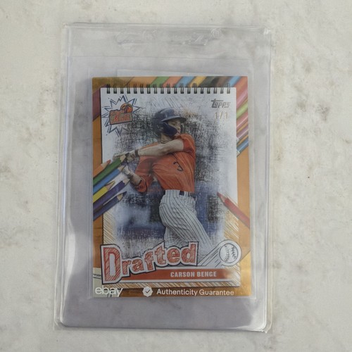 Carson Benge [Foilfractor] #DF-9 2025 Topps Pro Debut Drafted card