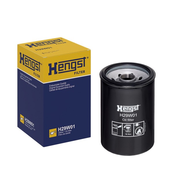 ÖLfilter Anschraubbar 174 Mm Hengst Filter Passend FüR U.A. U.A. Jcb-image