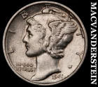 1941 Mercury Dime- Silver- Scarce Better Date No Reserve #J4735