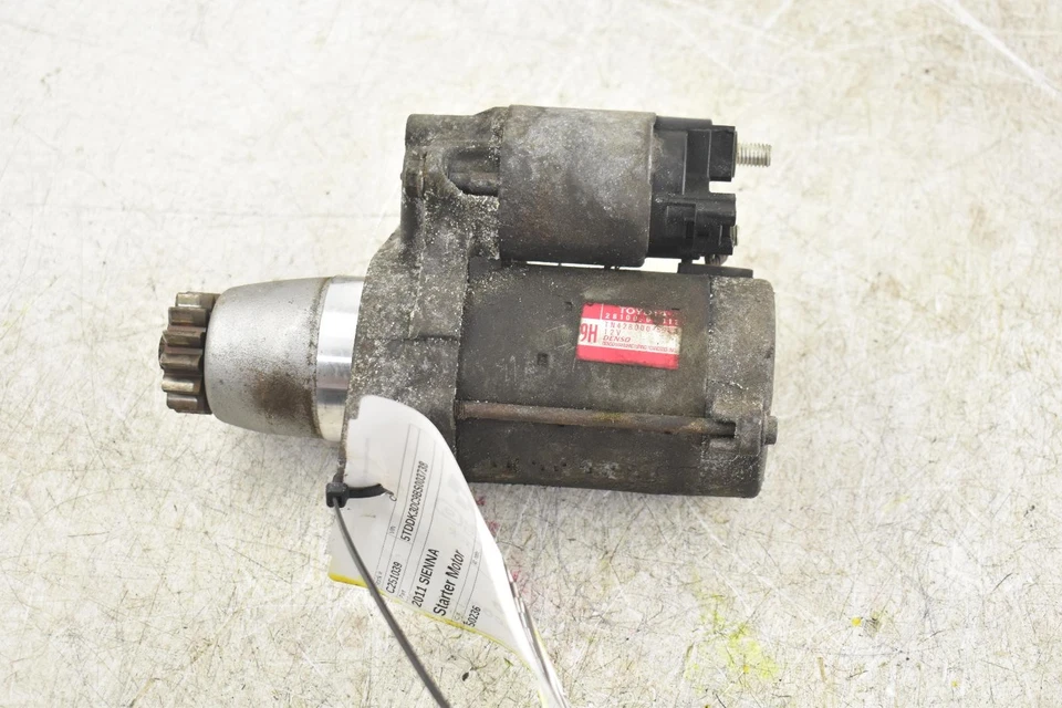 Used Starter Motor fits: 2011 Toyota Sienna 1.7kw Grade A - Image 2 of 4