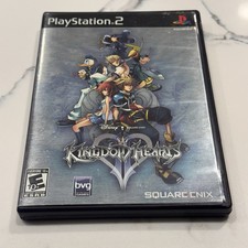 Kingdom Hearts II (PlayStation 2 PS2, 2006) Complete CIB Manual TESTED