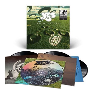 YES New Sealed Ltd Ed 2026 LIVE SYMPHONIC CONCERT 180 GRAM 4 VINYL RECORD BOXSET